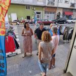 El equipo de gobierno visitando la Feria de Oportunidades de Monterroso.